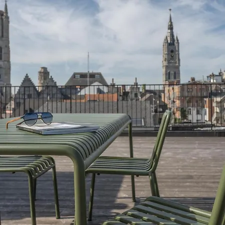 Cosy With Spectacular View From The Rooftop Gante