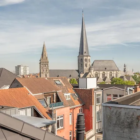 Cosy With Spectacular View From The Rooftop Gante