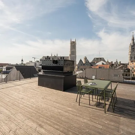 Cosy With Spectacular View From The Rooftop * Gante