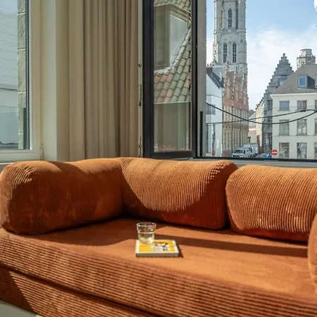 Daire Cosy With Spectacular View From The Rooftop Gent