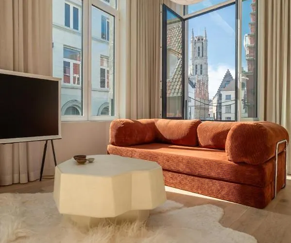 Cosy With Spectacular View From The Rooftop * Gante